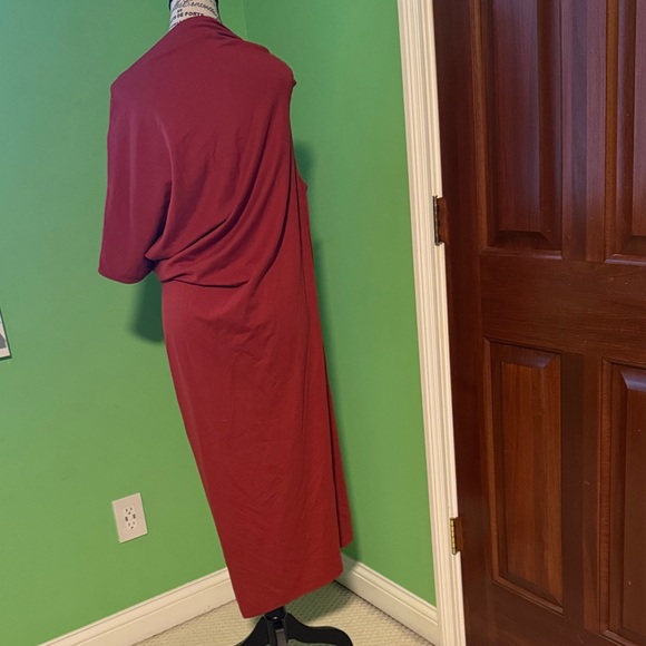 COS Red One Shoulder Dress - Picture 4 of 7